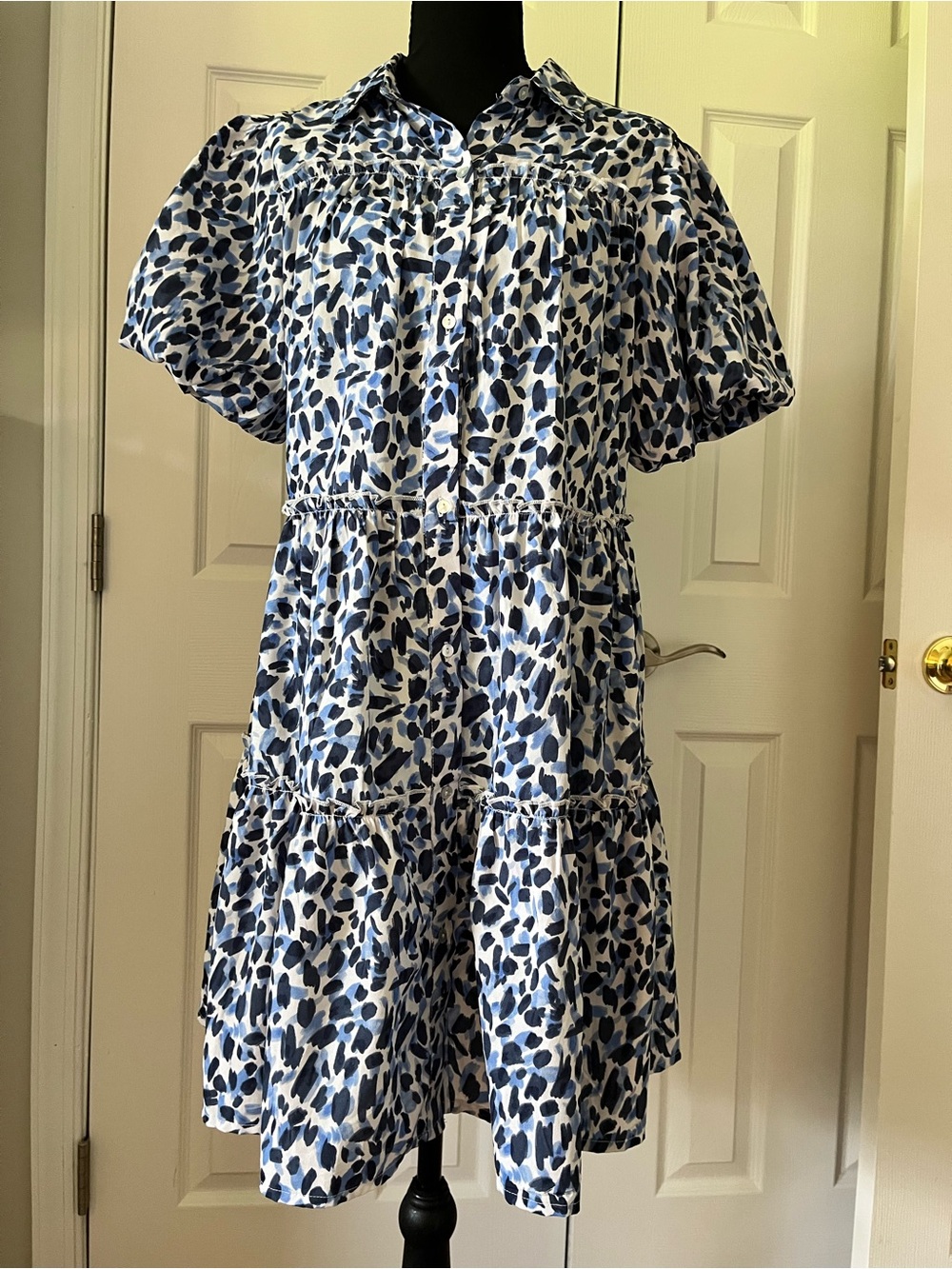 Ava Vera Premium Collection Shirt Dress Size Small EUC